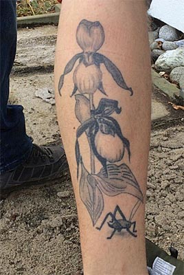 Tattoo am Bein